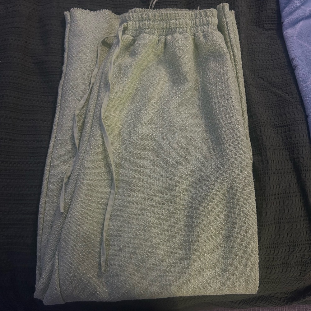 Light green baggy women’s pants